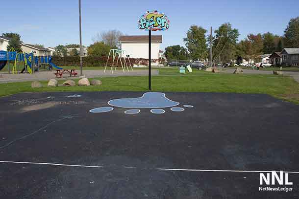 Picton Park, a safer place for youth and children to play. No Smoking signs are present and adhered to. The ground material is not used by animals as a litter box. 