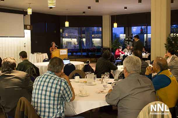 Conference delegates earlier in the evening heard from Indigenous Leaders from across Canada and Chile.
