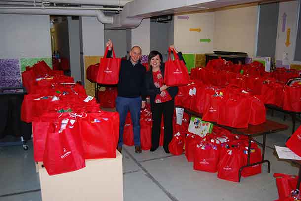 Those who participated in the Christmas Wish Bag Campaign filled bags with essential items, toys, books, clothing and learning tools for children between the ages of 0 and 17. Each bag came with a special child profile that provided details about the boy or girl who will receive the wish bag, such as their age and what they are interested in.