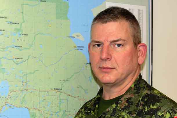 Lieutenant-Colonel Matthew Richardson credit Sergeant Peter Moon, Canadian Rangers