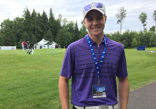 A member of the golf team at Thomas University, Dustin Barr will fulfill a dream of competing in a professional event this week at the Staal Foundation Open (Photo C/O Staal Foundation Open)