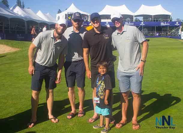 The Staal brothers were tireless at the tournament taking time to meet and greet fans of all ages.