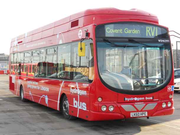 One of eight Ballard-powered fuel cell buses in the Transport for London fleet 