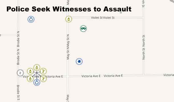 Police are seeking possible witnesses to a Violet Street Assault