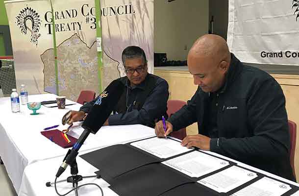 Agreement Signed between Ontario and Grand Council Treaty Three