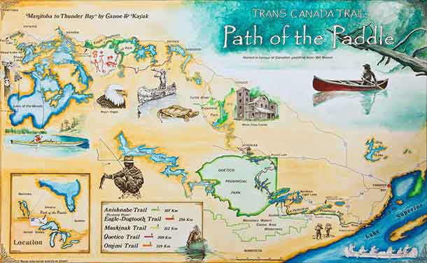 Paddle to the Sea Map