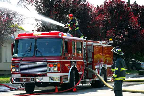 Stock image of a Fire Pumper Unit. Image Depositphotos.com