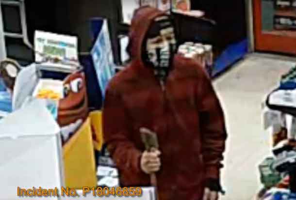 Thunder Bay Police Image of Mac's Robbery Suspect