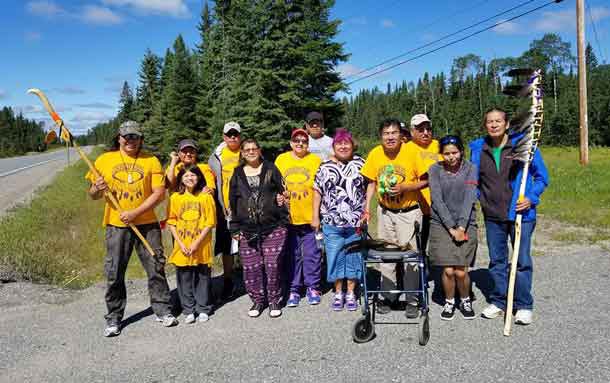 Long Lake #58 First Nation and Ginoogaming First Nation will be leading their annual healing walk in honour of people we have lost to Drugs/ Alcohol Addictions, Cancer, Missing Women/Men, Residential School/ Day School Survivors/ Descendants, Land, Water & Air, and Racism