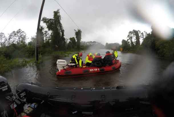 Fema New York Task Force in Carolina for Hurricane Florence