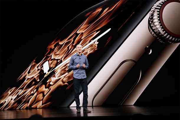 Jeff Williams at Apple Keynote on launch of the newest iPhones