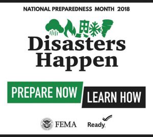 2017 National Preparedness Month Logo