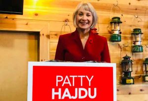 Thunder Bay Superior North MP Patty Hajdu is seeing re-election