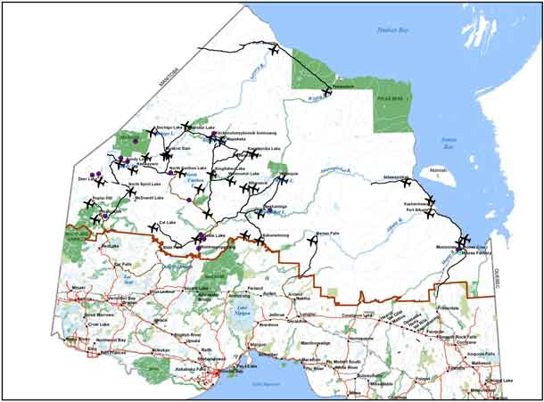 Ontario' Winter Roads Network
