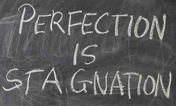 Perfection is stagnation