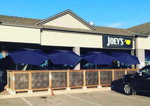 Popular restaurant Joey's Only on Arthur Street has adapted opening a patio for their guests