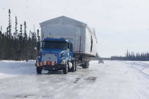 Modular Home headed to Attawapiskat photo by Emma A. Williams