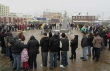IdlenoMore-ThunderBay-Robert-Animikii-Horton-photo