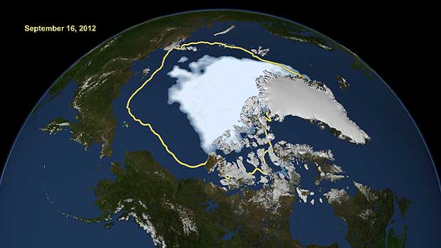 The steady and dramatic decline in the sea ice cover of the Arctic Ocean over the last three decades has become a focus of media and public attention
