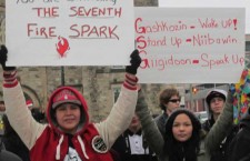 Niibawin-IdlenoMore-ThunderBay-Robert-Animikii-Horton-photo