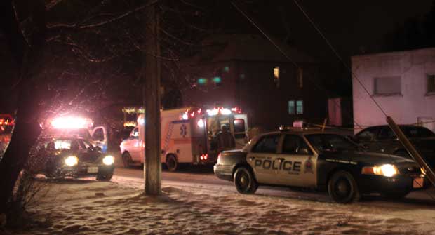 Thunder Bay Police respond to call at Villa Street.