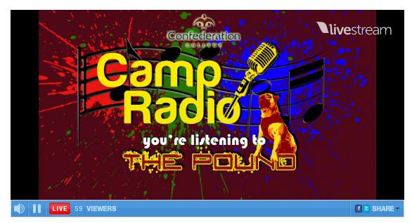 Camp Radio from Confederation College goes live