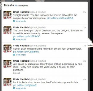 Chris Hatfield Twitter feed