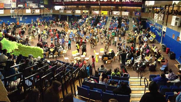 The beat of the drum echos across Lakehead University during the annual LUNSA Pow Wow