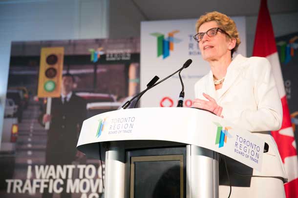 Premier Kathleen Wynne