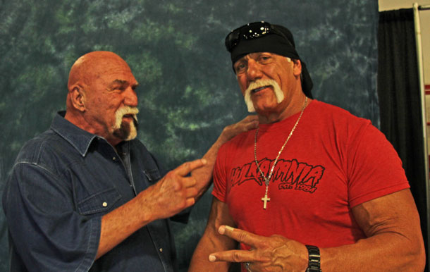 Superstar Billy Graham and Hulk Hogan
