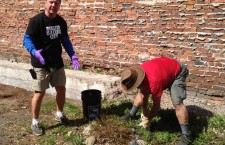 Aldo-Ruberto-and-Dan-Fulton-working-on-the-clean-up