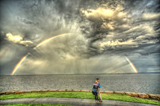 Patricia and David. Photographer David Bresolin says, "I call this picture 'Dreams Do Come True' ".