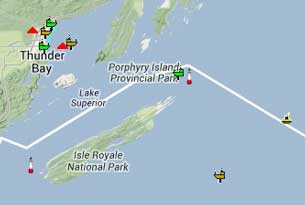Track the ships in Lake Superior on Ship Map on NNL