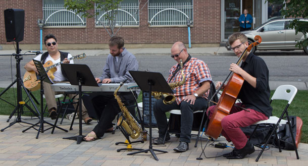 Robin Ranger in McGillivray Square to share beautiful music at City Hall Sounds