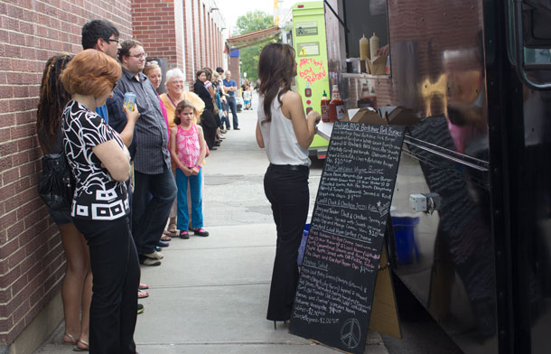 Great food as two of the local food truck venders were on site again at City Hall