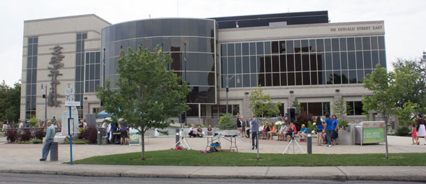 A busy city hall is a start toward a busier downtown Fort William Business District.