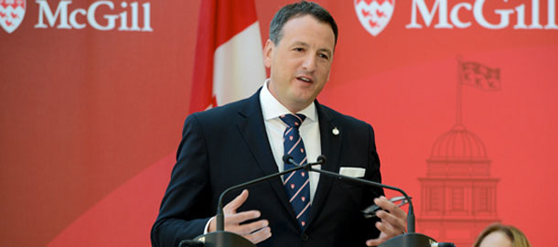 Minister Rickford in Montreal at McGill University