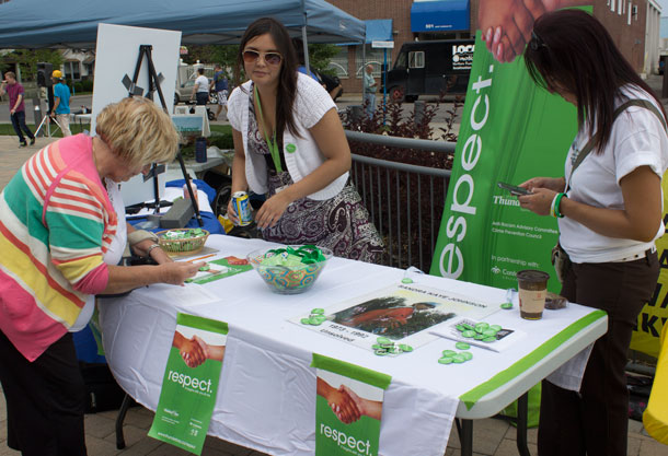 Sharing the Respect campaign Sarah Nelson and Sharon Johnson take the time to share.