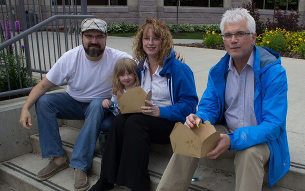 Families were on hand to enjoy the great food, amazing music and pleasant weather.