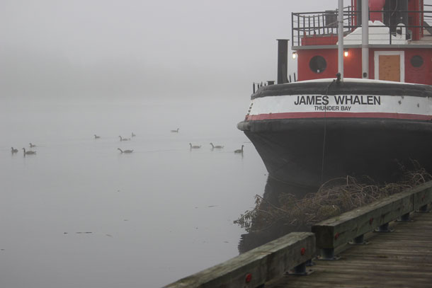 The James Whalen was not open to the public at Riverfest