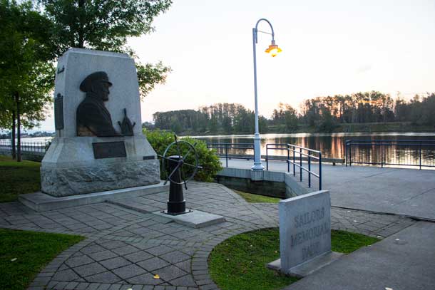 The Kam River Park Sailor's Memorial