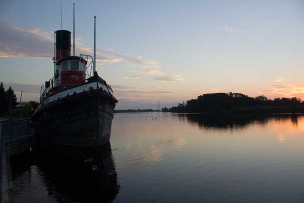 The James Whalen is open for tours later today at Riverfest