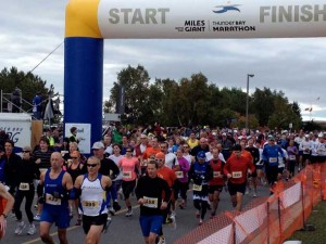 Miles with the Giant - A reason to run... support the Thunder Bay Regional Health Sciences Centre