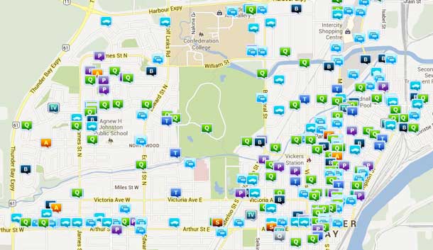 This is September 2013 crime incidents for the South Side of Thunder Bay.