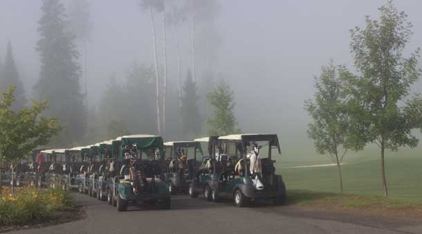 A beautiful morning at Whitewater Golf Club for an exciting PGA Canada Tour Announcement