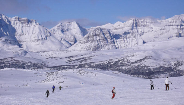 Sunshine Village in Alberta boasts Canada's best snow. 