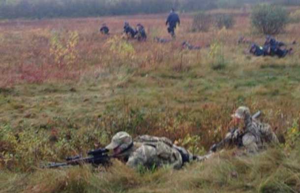 Police snipers on the ground in New Brunswick