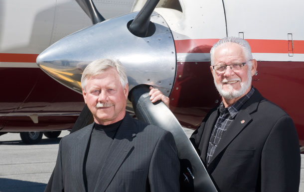 Cliff and Harvey Friesen from Bearskin Air have been nominated for the Jim Glass Award
