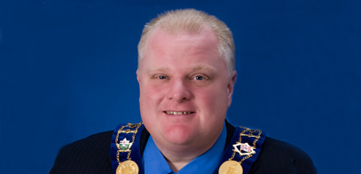 Mayor Rob Ford of Toronto