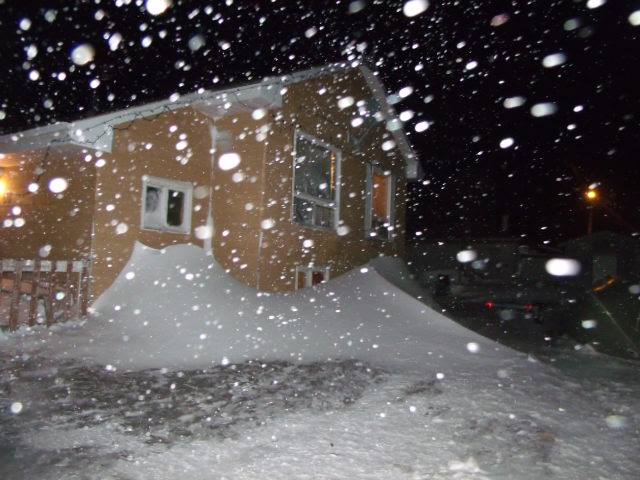 November 19 storm in Attawapiskat wind and drifting snow 